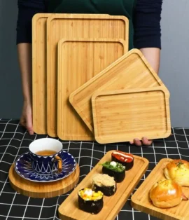 Bamboo Plates | Organic Kitchenware | Wooden Utensils